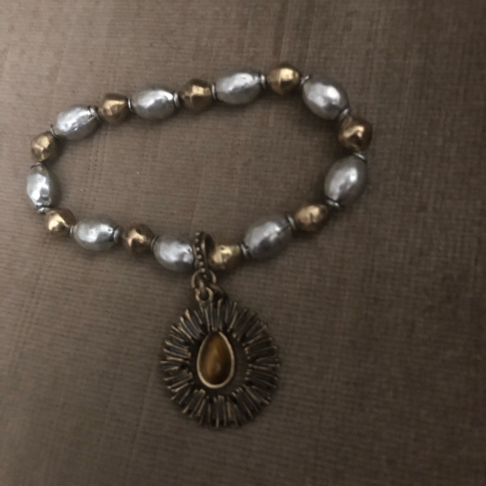 Lucky Brand? Tiger’s Eye Metal Stretch Bracelet - 706 $25 or $20 w/offer